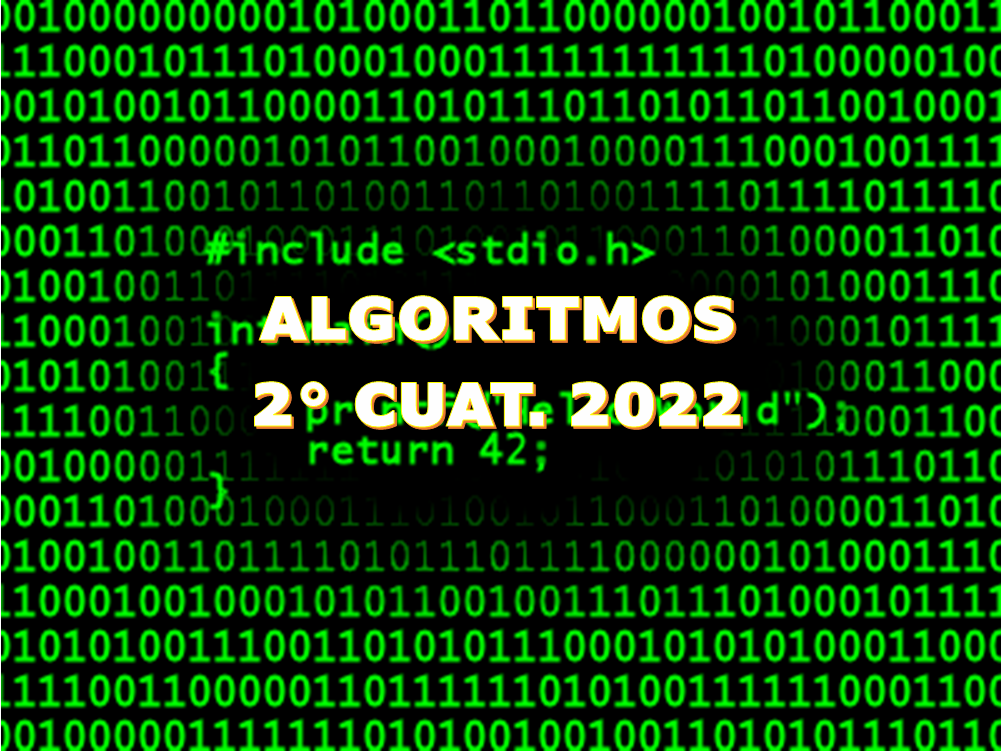 Algoritmos 2C/22